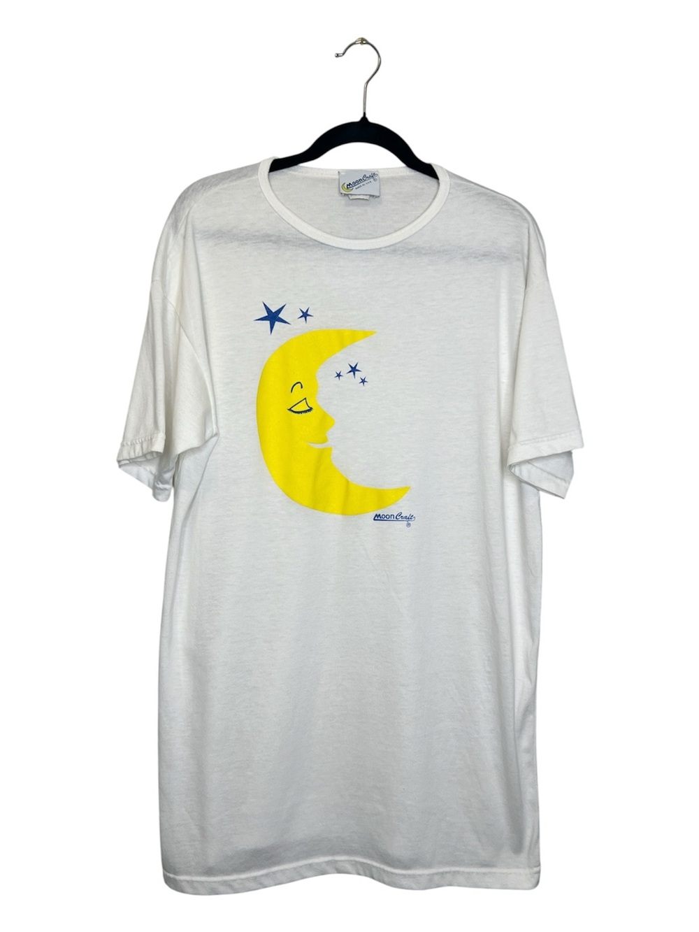 Moon Craft celestial crescent moon Long T-Shirt Nightgown size S/M